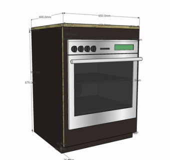 现代烤炉su模型