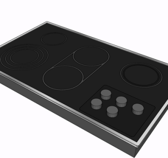 现代电磁炉su模型