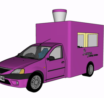 现代汽车su模型