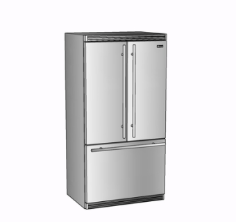 现代冰箱su模型