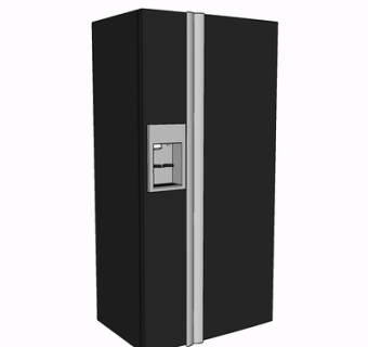 现代冰箱su模型