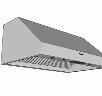 现代油烟机su模型