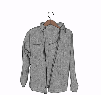 现代服饰su模型