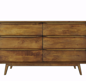 北欧实木边柜su模型