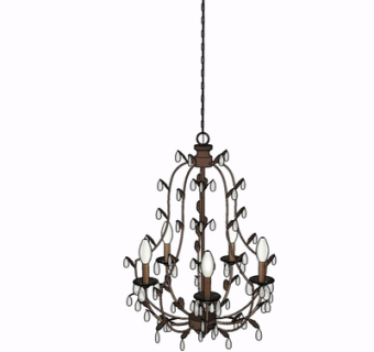 现代金属吊灯su模型