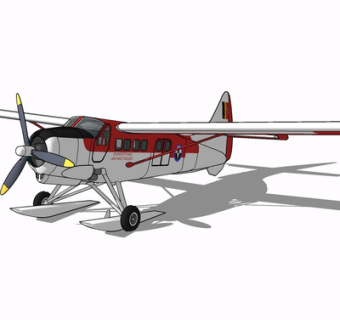 现代飞机su模型