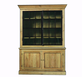 现代实木装饰柜su模型