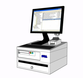 现代收银台su模型