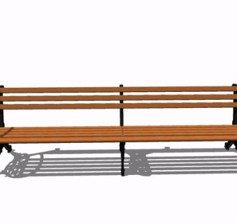 现代实木公用椅su模型