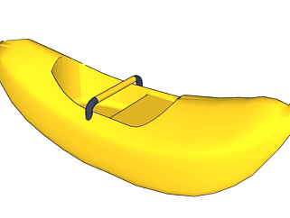 现代香蕉<em>船</em>su模型