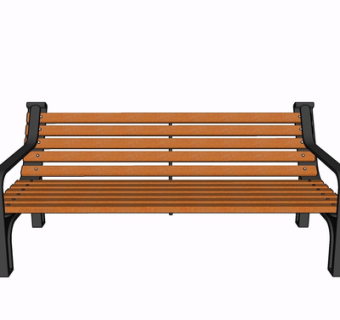 现代实木公用椅su模型