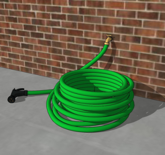 现代水管su模型