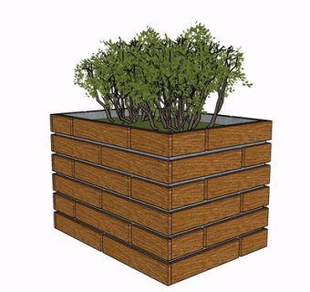 现代绿植盆栽su模型