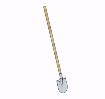 现代铁锹su模型