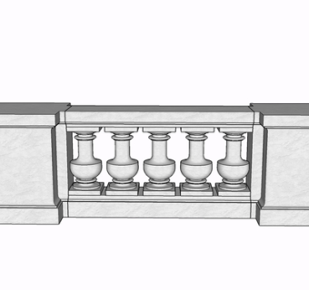 现代护栏su模型