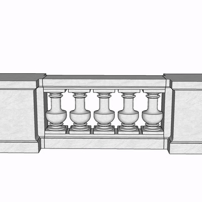 现代护栏su模型