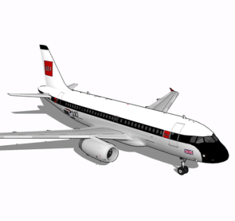 现代飞机su模型