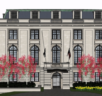 法式公寓楼su模型