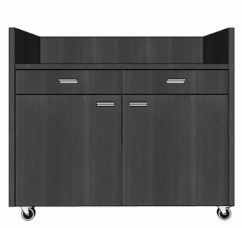 现代实木边柜su模型