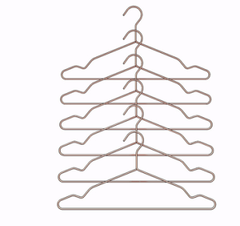 现代金属衣架su模型