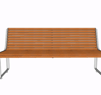 现代实木公用椅su模型