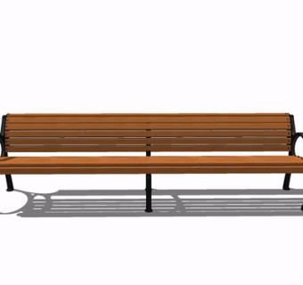 现代实木公用椅su模型