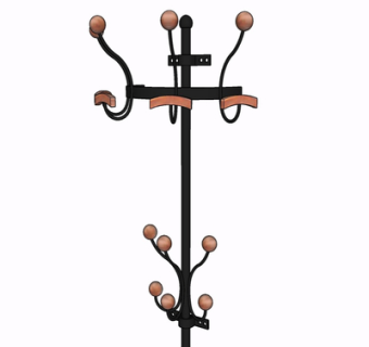 欧式金属壁灯su模型