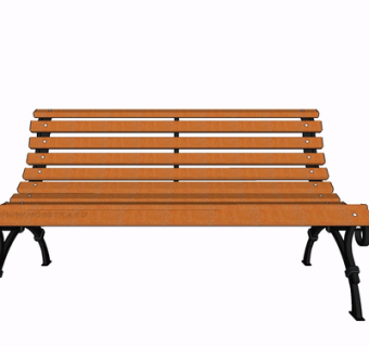 现代实木公用椅su模型