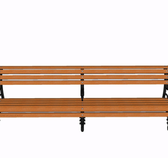 现代实木公用椅su模型