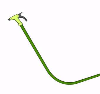 现代水管su模型