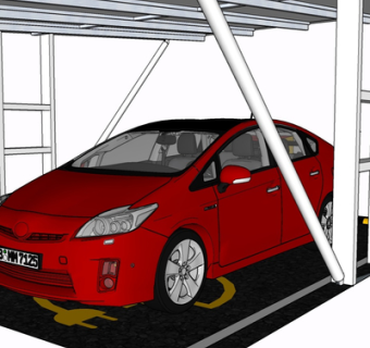 现代汽车su模型