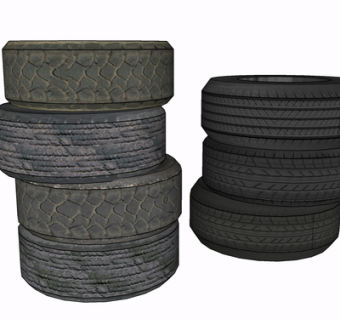 现代轮胎su模型