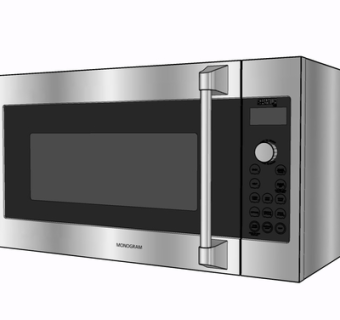现代微波炉su模型
