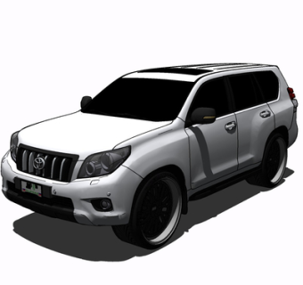 现代汽车su模型