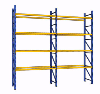 现代金属货架su模型