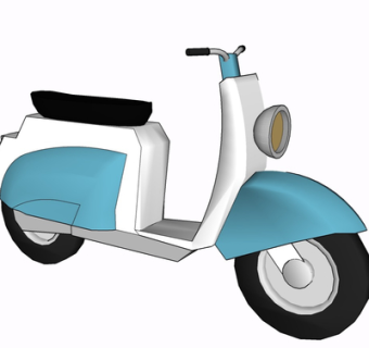 现代电动车su模型