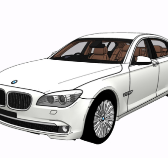 现代宝马汽车su模型