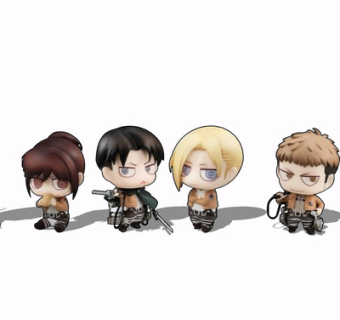 现代动漫人物摆件su模型