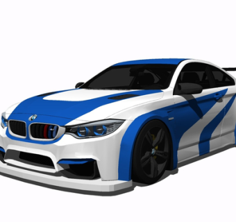 现代宝马汽车su模型