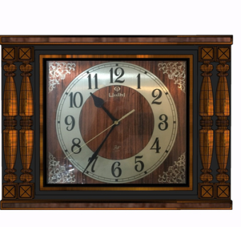 欧式实木挂钟su模型