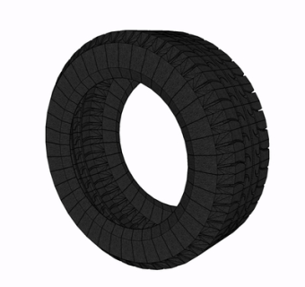 现代轮胎su模型