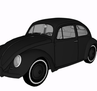 现代汽车su模型