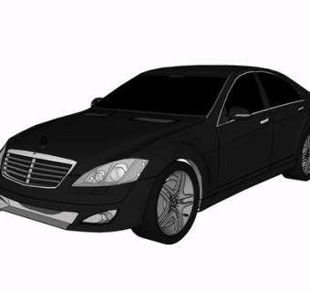 现代汽车su模型