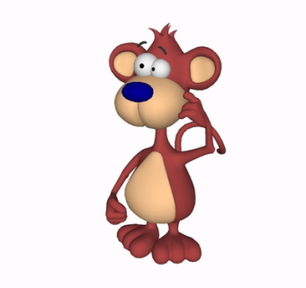 现代布艺玩偶su模型