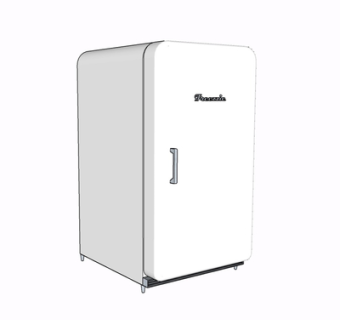 现代冰箱su模型