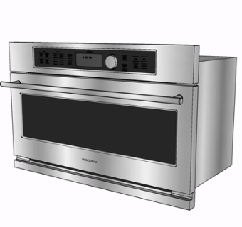 现代烤箱su模型