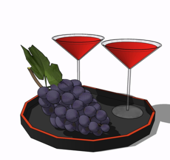 现代饮料葡萄su模型