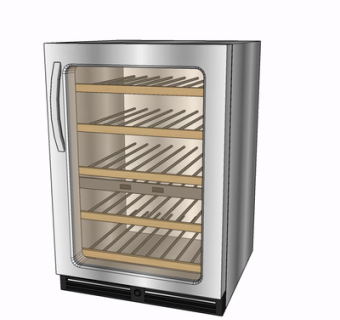 现代消毒柜su模型