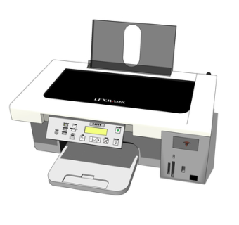 现代打印机su模型