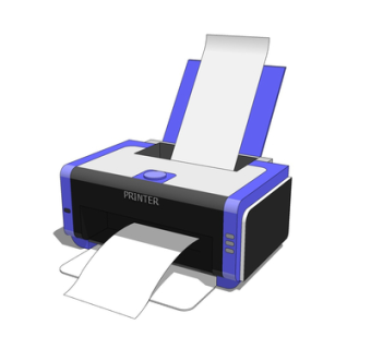 现代打印机su模型
